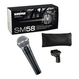 Microfono Dinamico Shure Sm58 Original Con Funda - La Roca