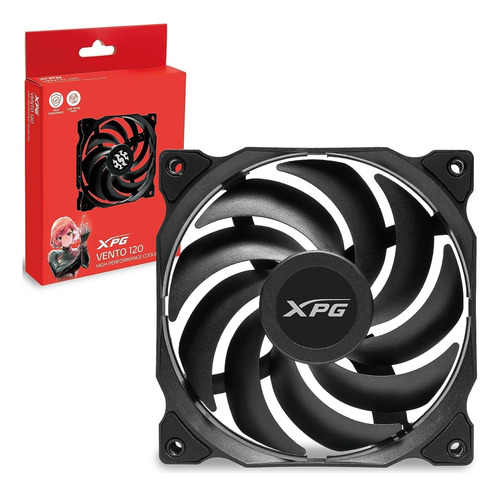 Adata Ventilador Xpg Vento 120mm Negro Vento120-bkcww F