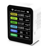 Testador De Qualidade Do Ar Temperature Home Wifi Co2 Tuya