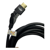 Cable Hdmi 10mt 4k 60hz Conector Giratorio. Solidview
