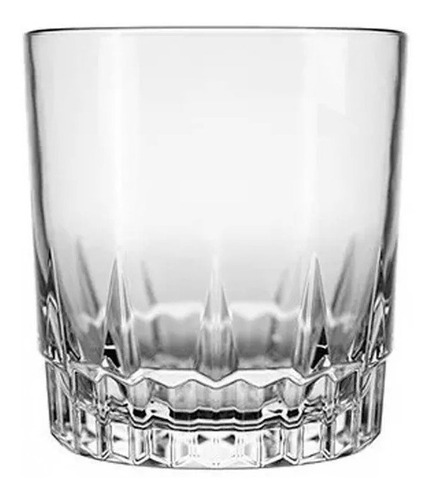 Vaso Vidrio Tallado Vegas Wiskie Nadir 313ml Bar Velas X24