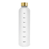 Botella De Agua Motivacional De 1 Litro Con Marcas De Tiempo