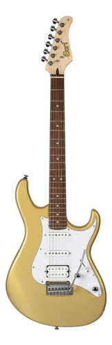 Guitarra Eléctrica Cort G Series G250 De Tilo Champagne Gold Metallic Con Diapasón De Jatoba