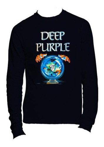 Playeras Deep Purple Rock Full Color Ml - 9 Modelos Disp