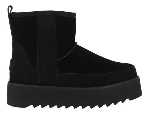 Bota Bamers Platform Mujer Negro