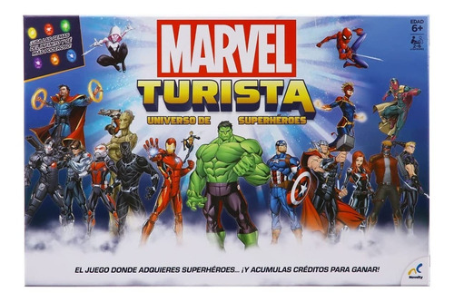 Juego De Mesa Novelty Marvel Turista Universo  Superhéroes