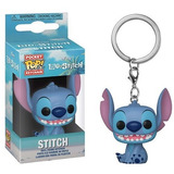 Funko Pop Stitch Sentado Pocket Keychain Llavero