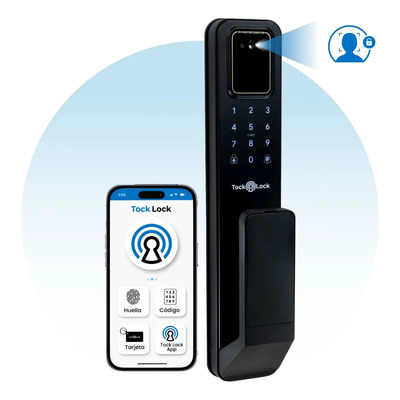 Cerradura Inteligente Chapa Digital Reconocimiento Facial Puerta Principal XS FACE TL Tock Lock | Meses sin interés