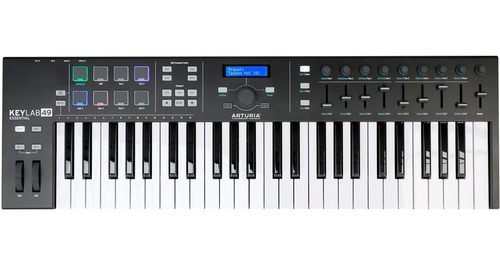 Teclado Midi Arturia Keylab Essential 49 Black Sensitivo