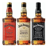 Frete Grátis Kit 3 Jack Daniels Fire+honey+tradicional 1 Lt