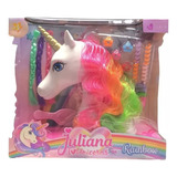 Juliana Unicorno Para Peinar Rainbow Jugueteria El Pehuen