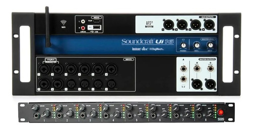 Kit Mesa Digital Soundcraft Ui16 + Amplificador De Fone Af8