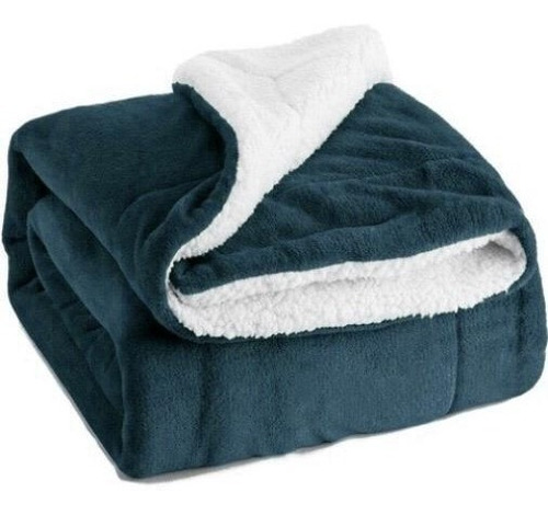 Cobertor Com Manta Soft Queen Dupla Face 2.20x2.40 Quentinho