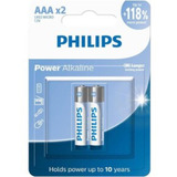 Pilha Alcalina Philips Aaa Palito Caixa C/48 Pilhas 1.5v