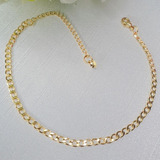 Pulseira Elos Grumet Fino Folheado A Ouro 18k