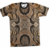 Camiseta  Estampa Cobra Animal Print