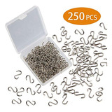 250pcs 0.55 Pulgadas Mini S Ganchos Conectores En Forma De S