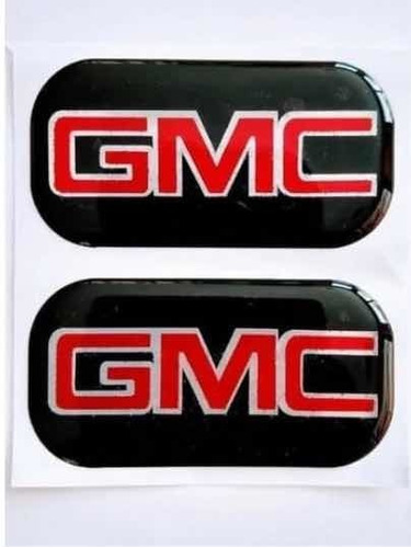 Par Emblemas Laterales Gmc Chevrolet.