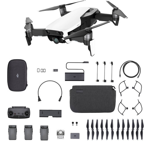 Drone Dji Mavic Air Blanco Fly More Combo Sensores Camara Rb