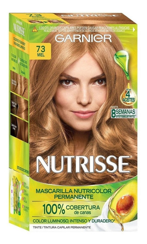 Tintura Permanente Nutrisse Garnier Coloración Tono 73