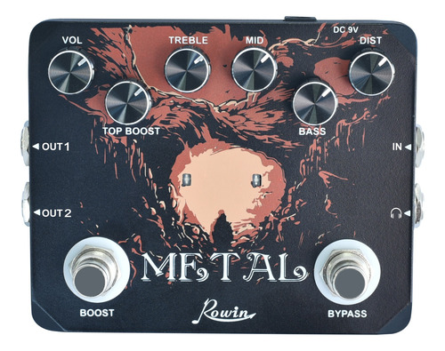 Pedal De Efectos De Guitarra Con Sonido Metálico Tradicional