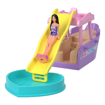 Barbie Mini Barbieland Vehículo Muñecas Yate De Los Sueños Color Multicolor | MercadoLibre
