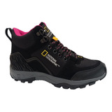 Bota National Geographic 5113 Outdoor Dama Negro Ngo  Fiusha