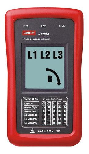 Uni-t Ut261a Secuenciometro Indicador De Rotacion De Fase