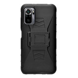 Funda De Uso Rudo + Clip Para Xiaomi Redmi Note 10s