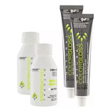 Kit X2 Tintura S/ Amoniaco Primont Gloss Vegan + Revelador 