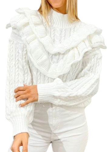 Sweater Importado Volados Cande - Mia Mia Mujer (f)