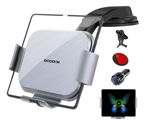 Doodbi Cargador Inalámbrico De Coche Para Samsung Galaxy Z F