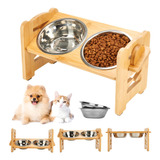 Odriew Cuencos Elevados Para Perros, 6 Alturas Ajustables, C