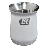 Mate Acero Inoxidable Térmico 300 Ml Vaso Lusqtoff Blanco St