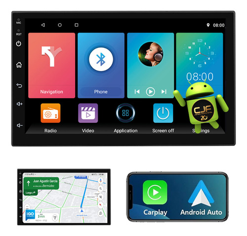 Pantalla Multimedia 7 Blauline 790 Gps Car Play Wifi A Cjf