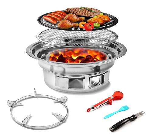 ~? Shikha Korean Charcoal Grill, Portable Barbecue Grill Sta