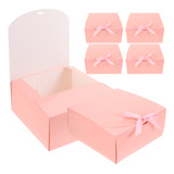 Cajas De Regalo Pequeñas De Papel Kraft, Caja De Cartón, 6 U