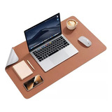 Mousepad Xl De Cuero Impermeable Reversible 80x40