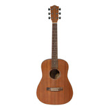 Guitarra Acústic Bamboo Ga-baby-mahogany Tipo Viaje C/funda 