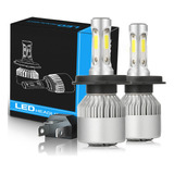 Kit H4 Foco Led Para Tricolor 2012-2019 Versa Luz Larga/baja