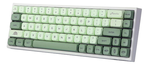 Boyi Matcha Xda Green Custom Keycaps, Pbt Dye-sublimated Xda