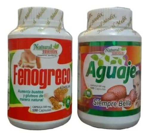 Fenogreco Y Aguaje + Regalo - Unidad a $270