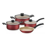 Juego De Ollas Bateria Cocina Tramontina Turim Set 7 Pzs Suc