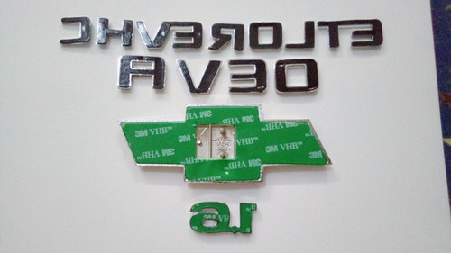 Emblema Kit  Chevrolet Aveo  Original 4piezas  Cinta 3m Foto 3