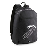 Mochila Puma Phase Backpack Ii Color Negro Diseño De La Tela Liso