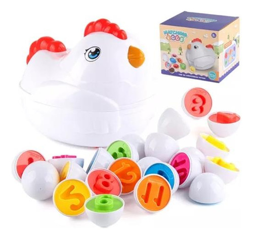 H Toy Matching Eggs Para Niños Pequeños Con Cajas De Empujar