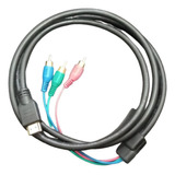 Cable Hdmi A 3 Rca Audio Y Video Mallado 1,5mts