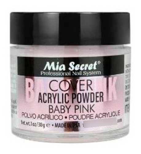 Polimero Cover Baby Pink 30g Para Uñas Acrilicas Mia Secret