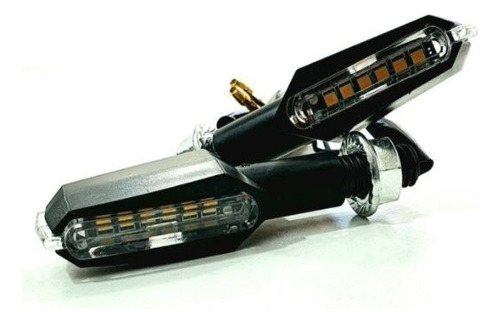 Luces Faro Led De Giro Universal Moto Ambar 12v 5w Guiño X2u