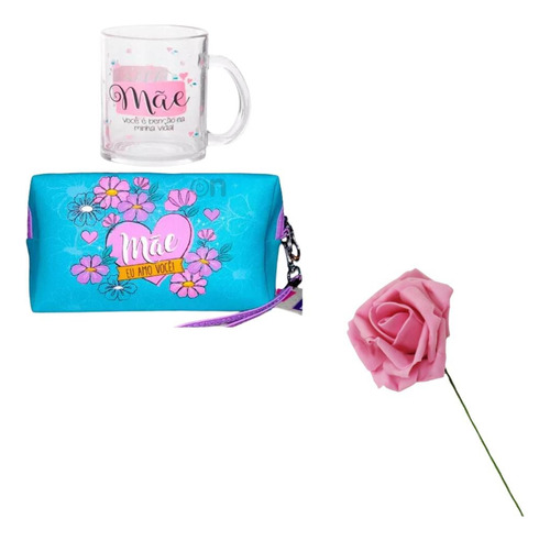 Presente Dia Das Mães Caneca E Nécessaire Kit Personalizado